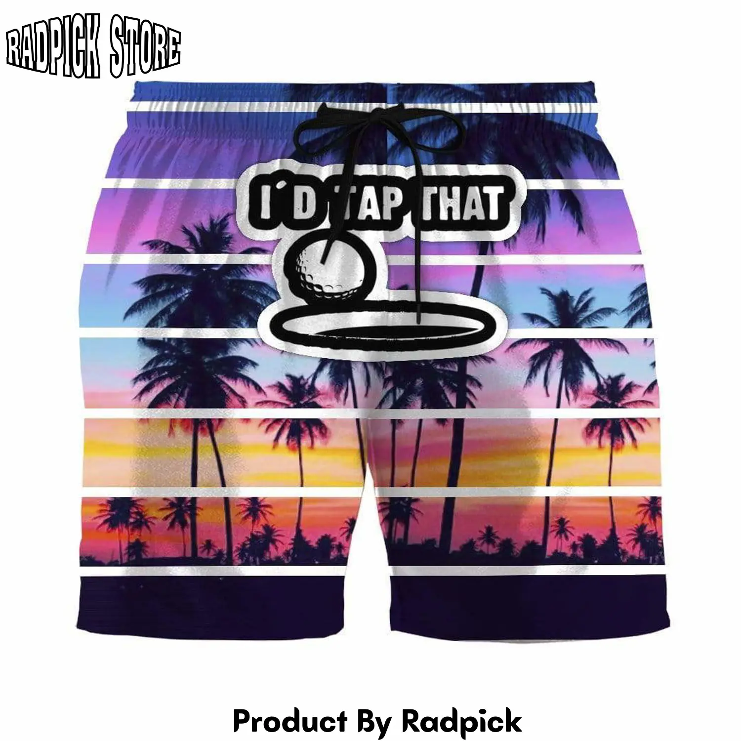 Radpick 3d id tap that custom beach shorts swim trunks rp631434